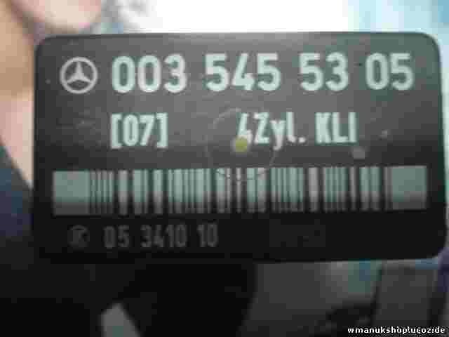 Relè pompa carburante Mercedes-Benz (W124) 0035455305 LK 05341010