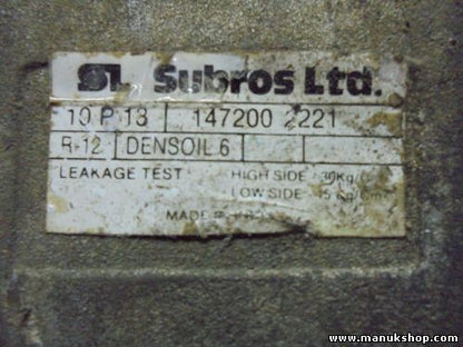 Compressore aria condizionata Tata Safari 2.0 D 1472002221 147200 2221 10P13