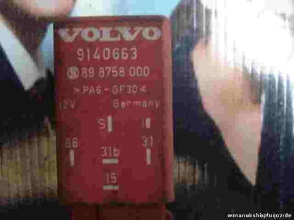Relé del limpiaparabrisas  Volvo 850 9140663 898758000 89 8758 000