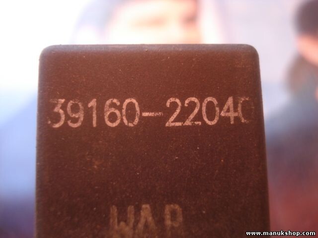 Relé de seguridad Hyundai Accent Kia Picanto DECO 39160-22040 3916022040