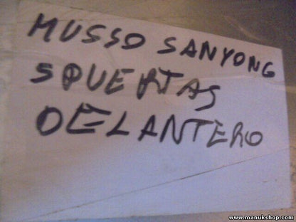 Parachoques SsangYong Musso Sports 7871105300 78 7110 50 300 78711-05300