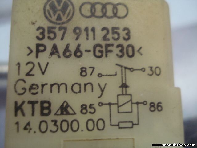 Resplandor relé enchufe Audi VW Volkswagen Sharan Galaxy Golf 3 Passat 357911253