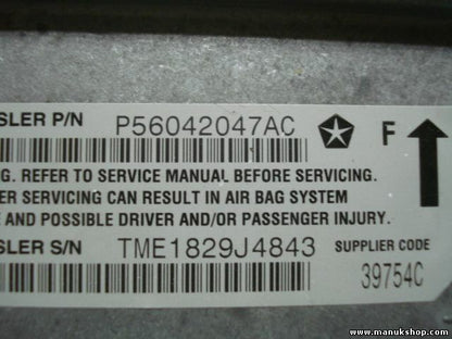 Airbag Centralita Chrysler Grand Cherokee P56042047AC 56042047AC 56042047 39754C