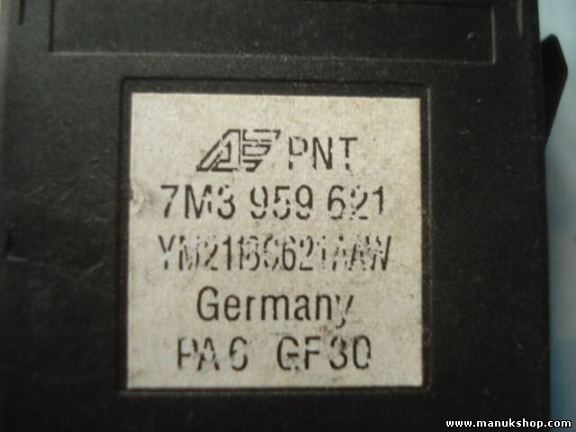 Interruptor Luneta Trasera Desempañador VW Volkswagen 7M3959621 7M3 959 621