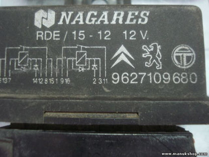 Relé de la bomba de combustible Citroen 9627109680 NAGARES RDE / 15-12