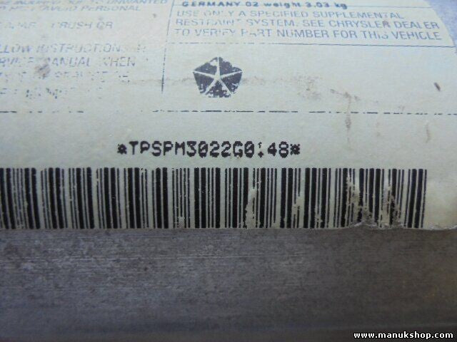 Airbag del pasajero Jeep P55116438AB INSP 239 E268152 TPSPM3022G0