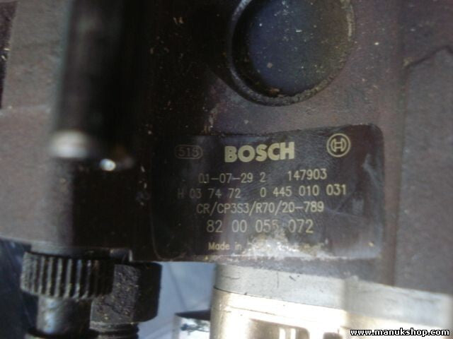 Bomba de inyección Renault Nissan Volvo Mitsubishi 8200055072 0445010031