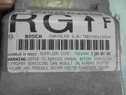 Sensore di impatto airbag Chrysler Voyager (RG) F 04748604AD BOSCH 0285001465