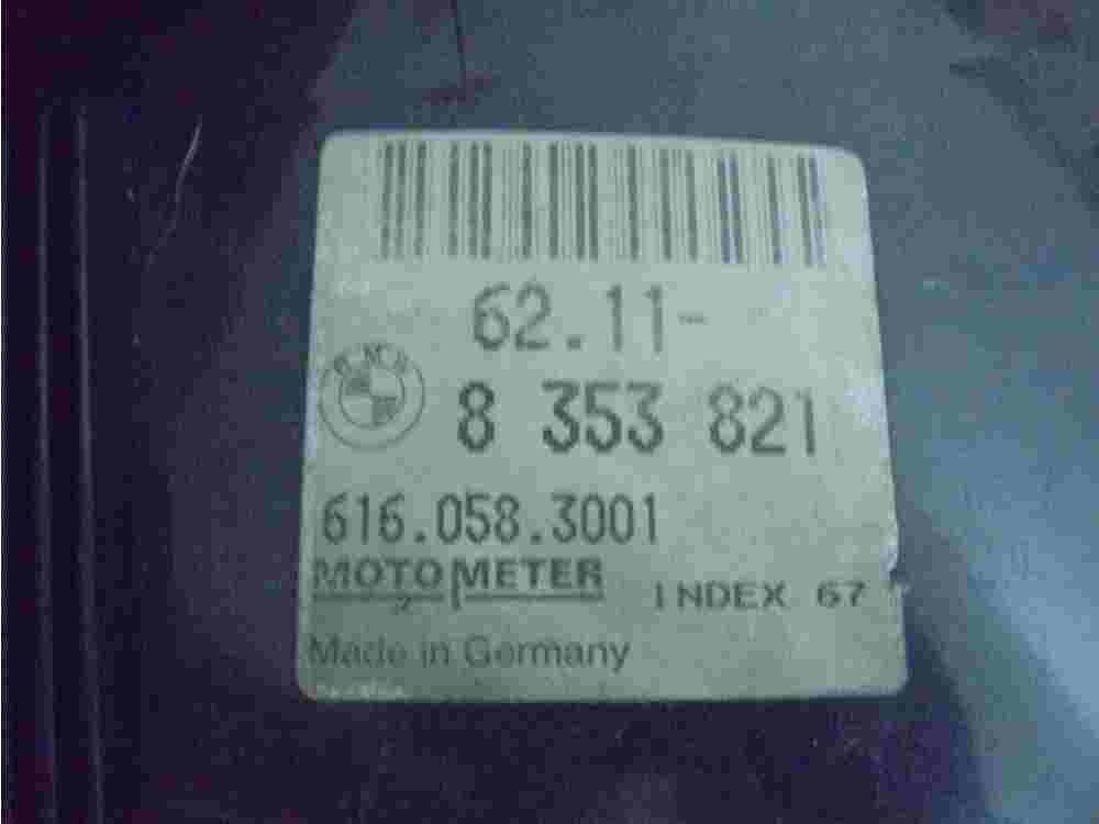 Quadro strumenti BMW 3 E36 62118353821 62118353164 6160583001 Indice 67