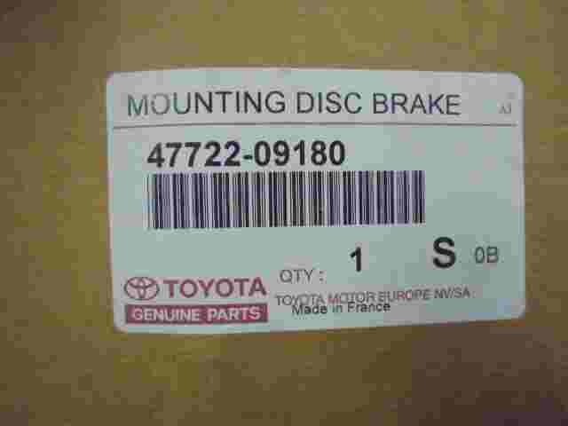 Mounting Front Disc Brake   Toyota Auris Avensis 4772209180 47722-09180