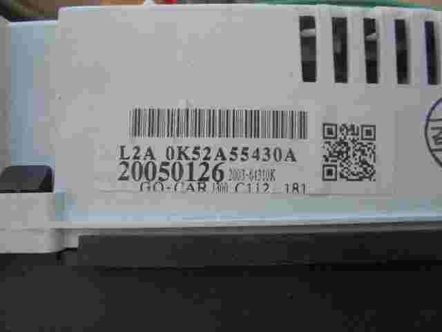 Cuadro de instrumentos Kia Carnival L2A 0K52A55430A 200364310K 20050126 78807790