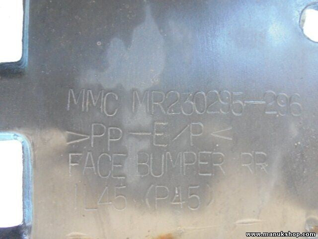 Parachoques Mitsubishi Pajero Sport MR230295296 MR230295-296 MR230295