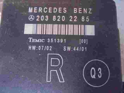 Unità di controllo porta Mercedes W210 W208 2038202285 Q3 TEMIC 351391 R