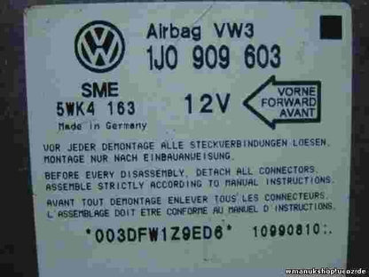 Airbag Centralita Polo 6N Seat Ibiza Cordoba Punto 1J0909603 SIEMENS 5WK4163