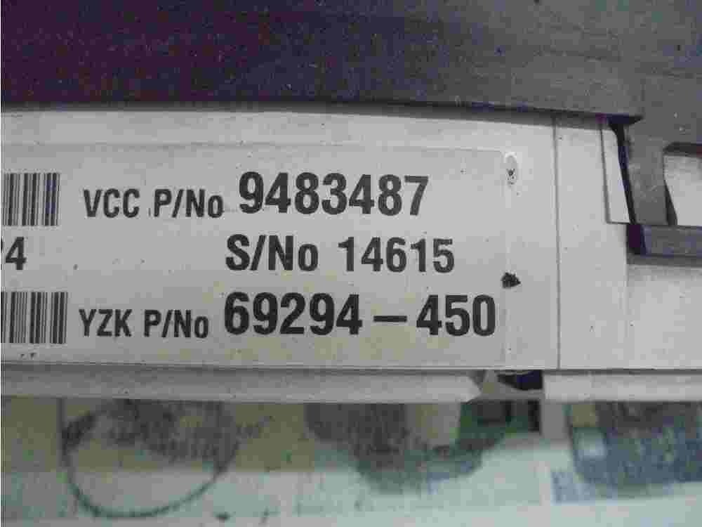 Cuadro de instrumentos  Volvo S80 9483487 YZK 69294450 69294-450