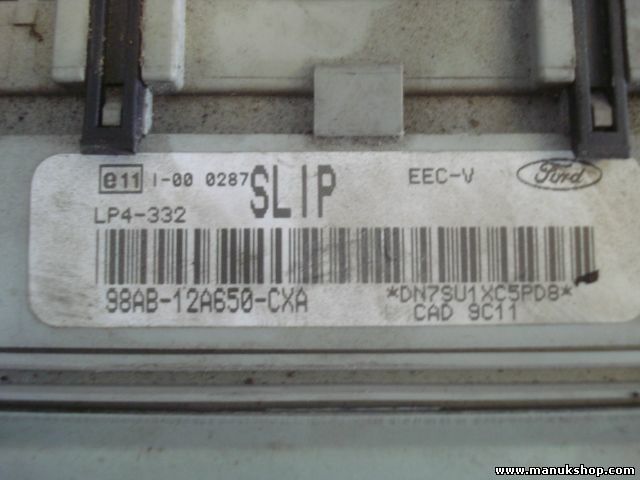 Centralina Ford Focus LP4-332 SLIP 98AB12A650CXA 98AB-12A650C-XA