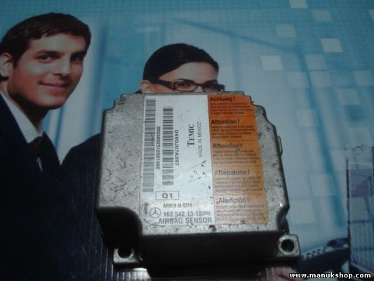 Sensor de impacto de airbag Mercedes Benz W163 Q1 1635421318 (90) TEMIC M 8314