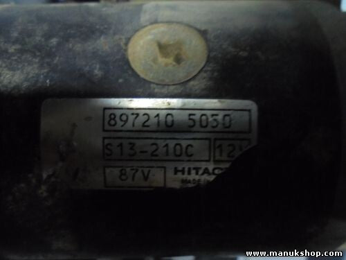 Motor de arranque Opel 8972105050 S13210C 8971463383 8971366880 8971125490
