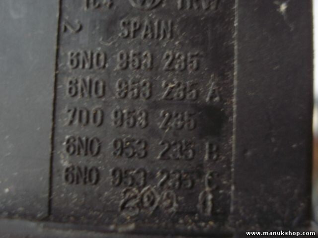 Interruptor de emergencia warning VW 6N0953235 6NO953235 6N0953235A 6NO953235A