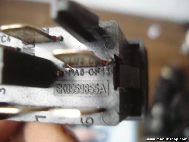 mando botonera elevalunas Cordoba 6K Inca VW Polo 6K0959855A 6K0 959 855 A