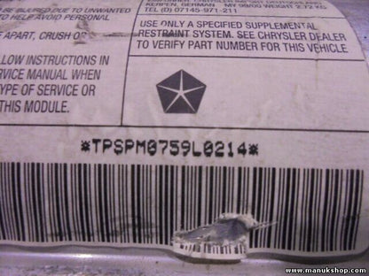 Airbag del pasajero Jeep P55115945AC P55115945 04991 TPSPM0759L0214