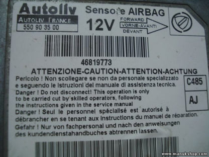 Airbag Centralita Fiat Doblo 1.4 2000 (AJ) 46819773 550903500 0046819