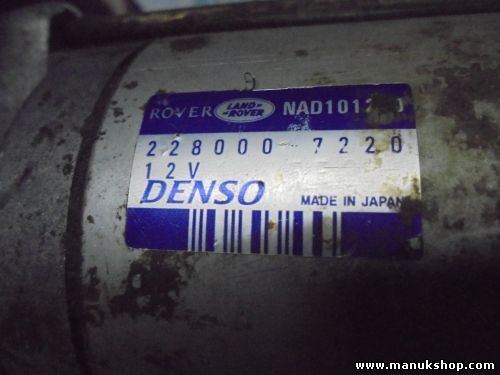 Motor de arranque  Land Rover Defender Discovery 2280007220 NAD101240 0986022760