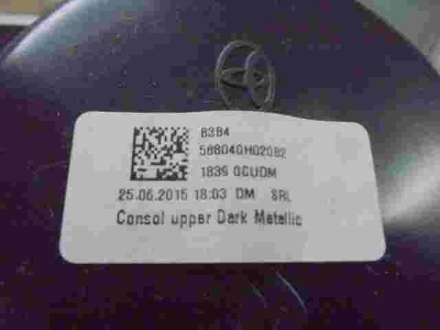 Consola central Toyota Aygo 588040H020  588040H020B2 588040H020 B2 B3B4