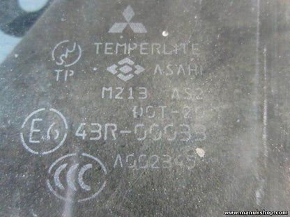 Vetro anteriore sinistro Mitsubishi Pajero Montero DID 43R00033 A002345 E6