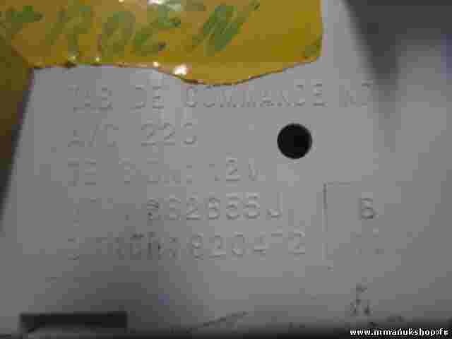 Climatizador Calefacción Clima panel de control Citroen Xsara 662655J 920472