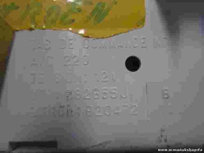 Climatizador Calefacción Clima panel de control Citroen Xsara 662655J 920472