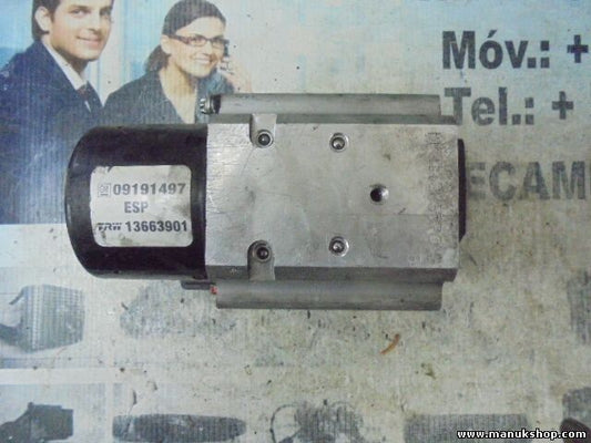 Unidad hidráulica del ABS Opel Vectra C GM 54084636G 09191497 ESP TRW 13663901