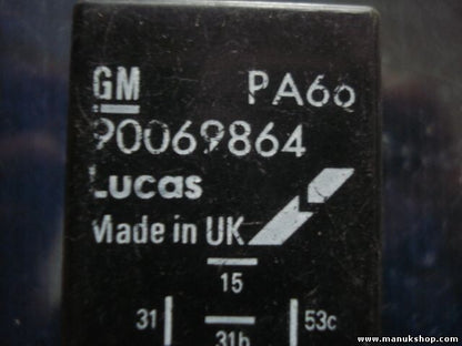 Relé del limpiaparabrisas Daewoo Lanos Opel Astra F Vectra A 90069864 90 069 864