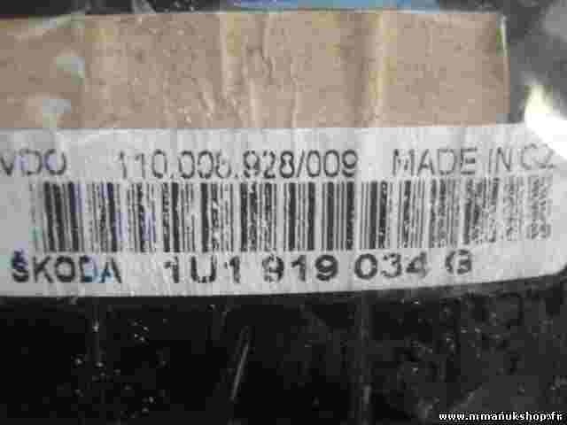 Esferas del cuadro instrumentos Skoda Octavia 1U1919034G  81117875 110008928009