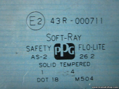 Triángulo Cristal de la puerta trasero izquierdo Chevrolet Blazer S10 43R000711 