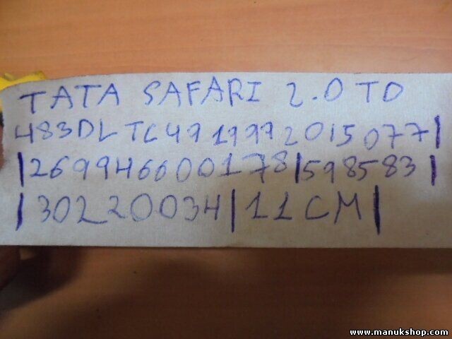 Bomba de dirección Tata Safari 2.0 077 077 269946600178 598583 3022003H 11CM