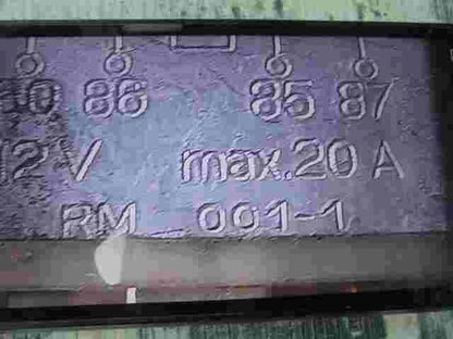 Relé RM0011 RM001 MAX20A MAX.20A 12V Peugeot 205