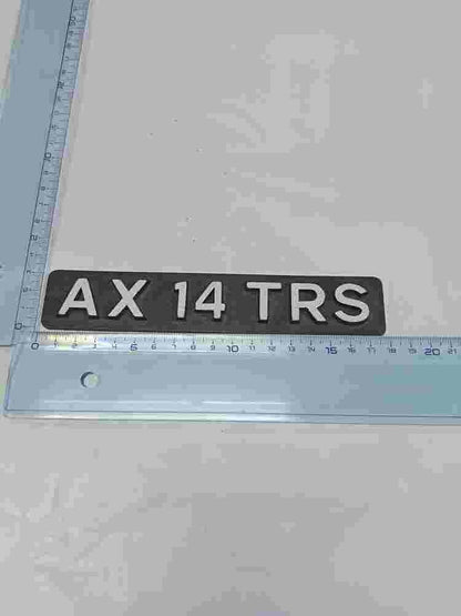 Emblema Citroen AX 14 TRS 17,5 cm.