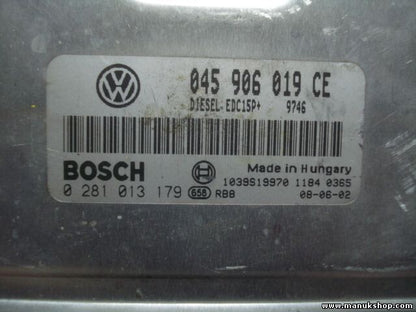 Centralita del motor Skoda Fabia VW Polo Seat Ibiza 1.4 TDI 0281013179