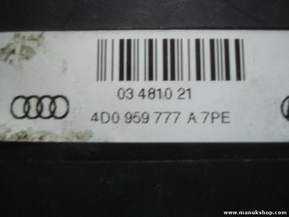 Ajuste de los asientos Audi A8 4D0 959 777 A 7PE 4D0959777A 03481021 4DO959777A