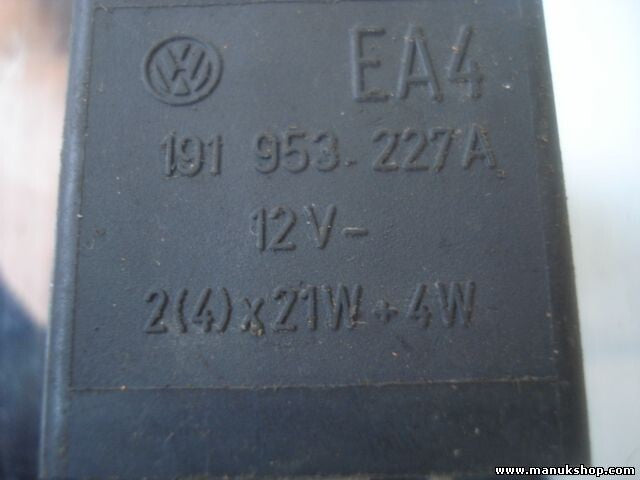 Intermitentes de relé Volkswagen Golf 3 Jetta Passat 35i EA4 191953227A Nr. 21