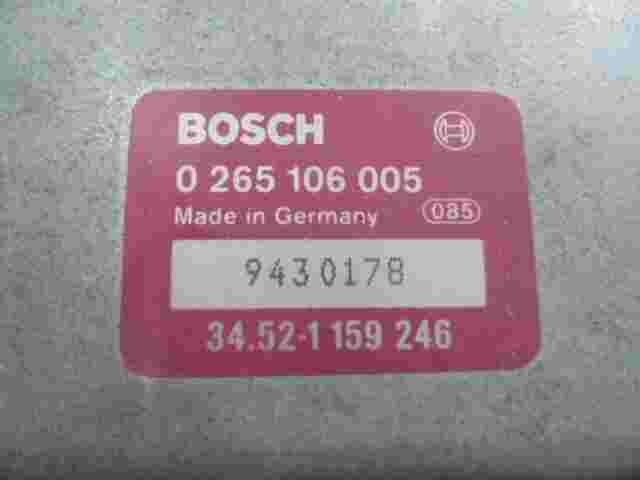 ABS Centralita BMW 7 E32 750I 34521159246 34.52-1 159 246 BOSCH 0265106005
