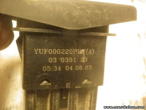 Interruptor del cierre centralizado Land Rover Discovery 2 YUF000220PU 03035123