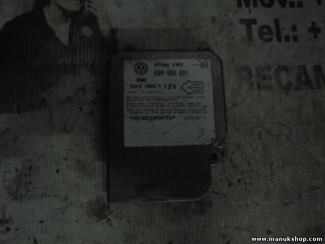 Sensor de impacto de airbag VW Volkswagen Polo Lupo 1,4 12V INDEX 04 6Q0909601