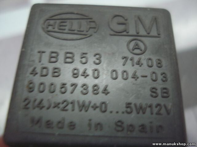 Relé de intermitencia Opel Vectra Daewoo Nexia Kia Deco 90057384 4DB94000403