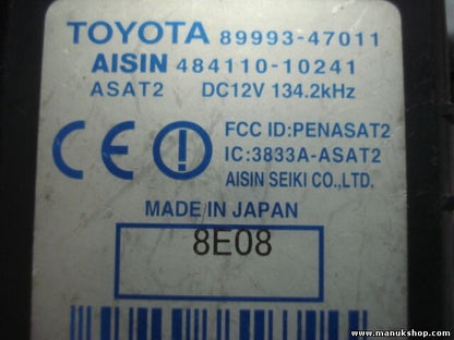 Módulo de Control Lock Oscilador de equipaje puerta Toyota Prius 8999347011