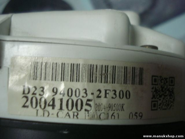 Cuadro de instrumentos Kia Cerato D23 94003-2F300 20041005 2004-90500K