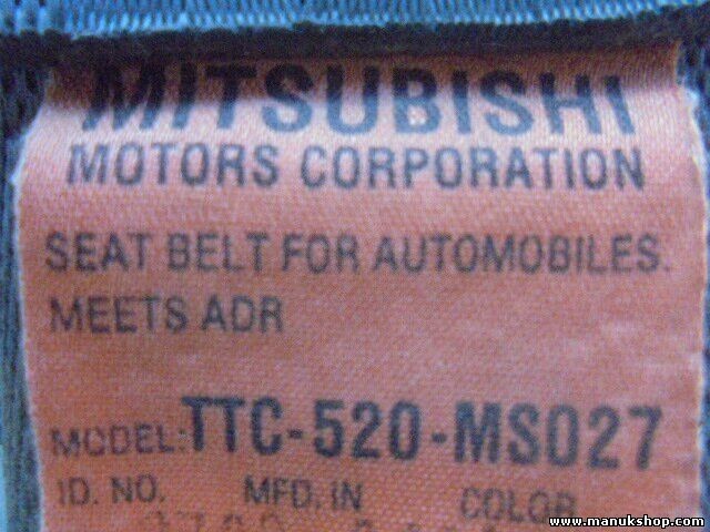 Cinturón de seguridad trasero izquierdo Mitsubishi TTC520MS027 TTC-520-MS027