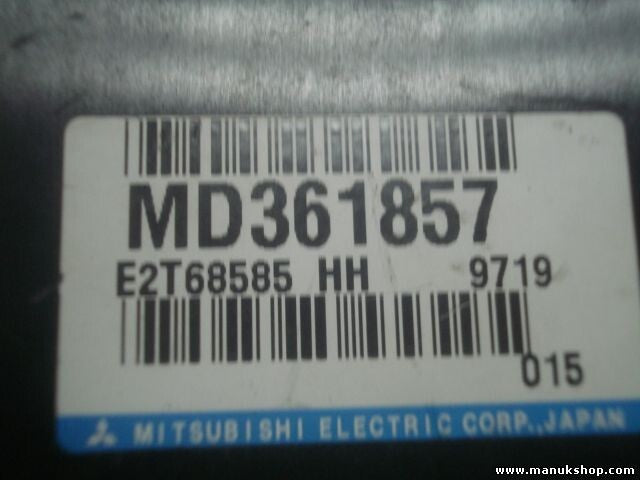 Centralita del motor Mitsubishi Carisma MD361857 E2T68585 HH