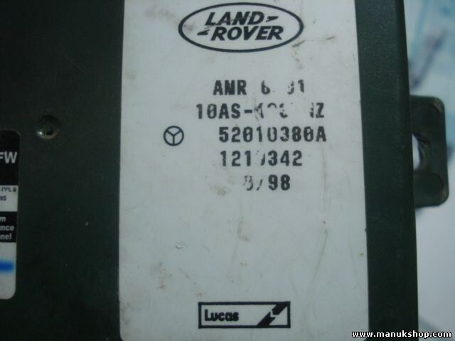 Control de la unidad de alarma inmovilizador módulo Land Rover 52010380A AMR6431